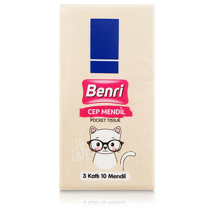 Benri Pocket Handkerchief 10pcs