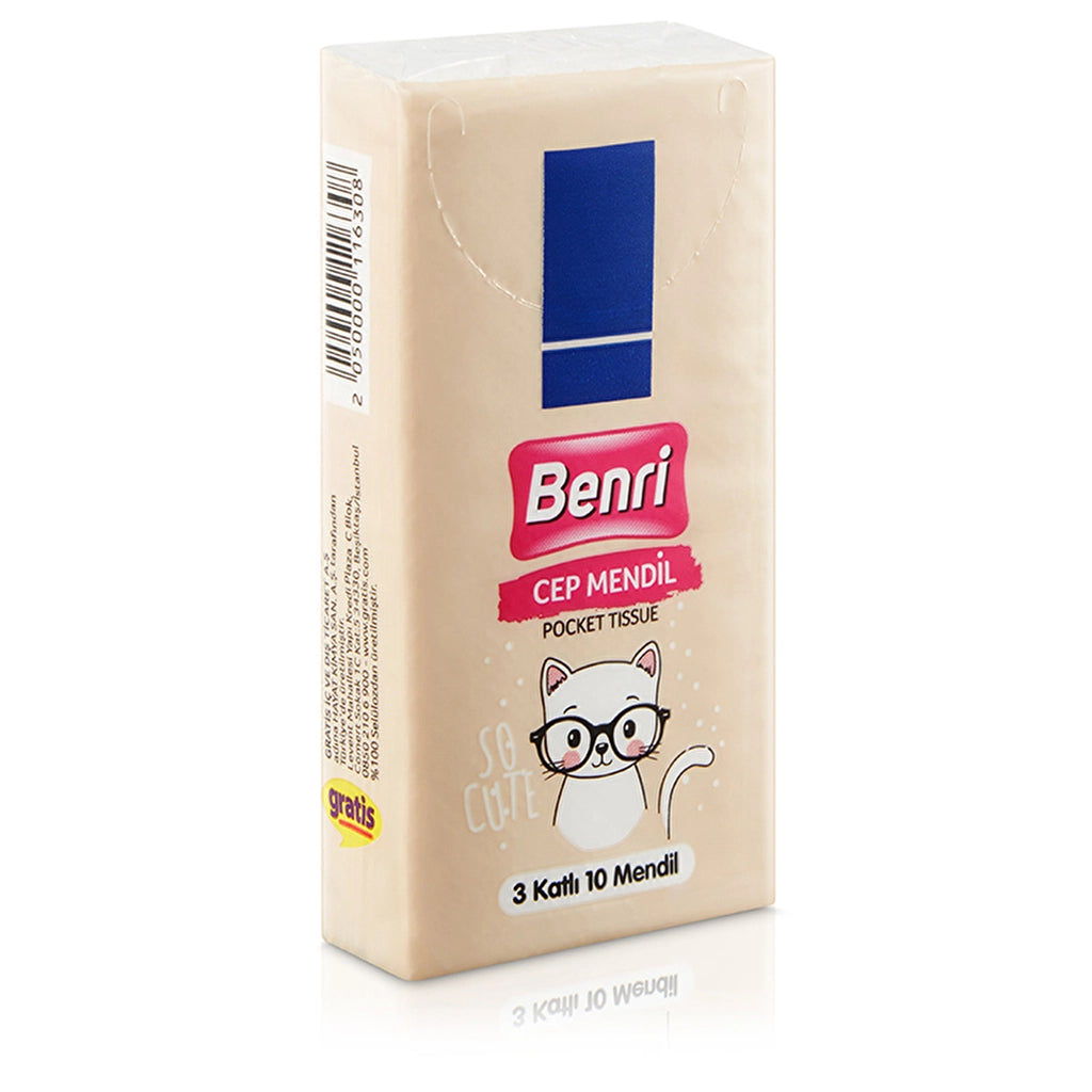 Benri Pocket Handkerchief 10pcs