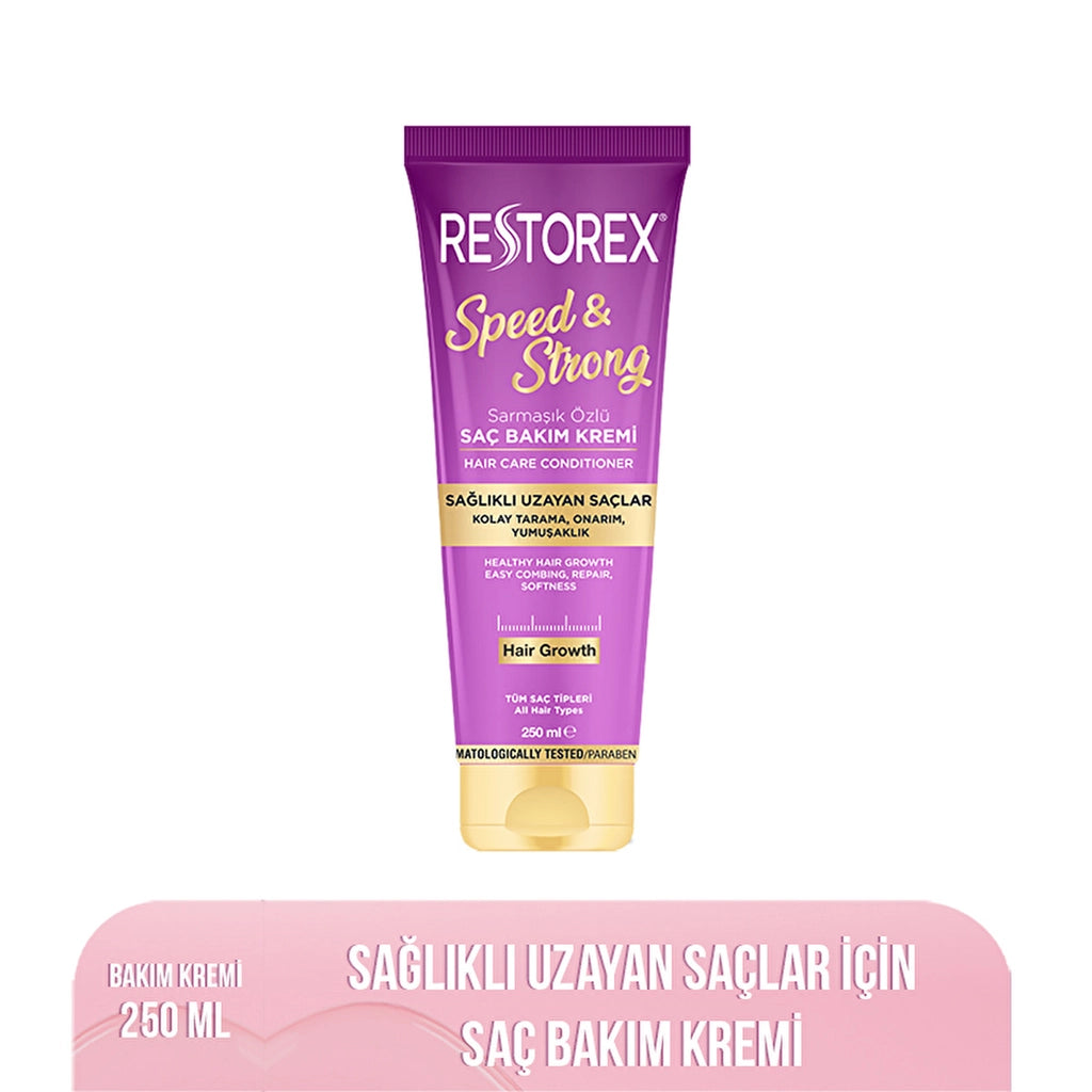 Restorex Speed ​​&amp; Strong Hair Care Cream with Healthy Growth Effect 250 ml