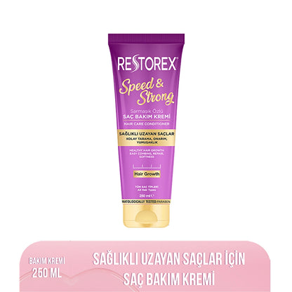 Restorex Speed ​​&amp; Strong Hair Care Cream with Healthy Growth Effect 250 ml