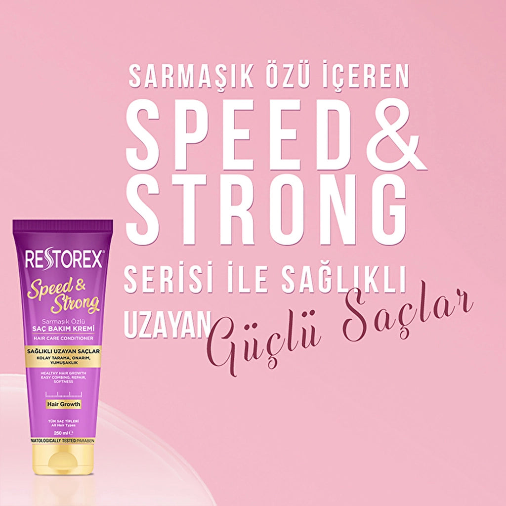 Restorex Speed ​​&amp; Strong Hair Care Cream with Healthy Growth Effect 250 ml