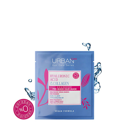 Urban Care Hyaluronic Acid &amp; Collagen Special Pre-Shower Hair Care Mask for Dry and Lifeless Hair 50 ml