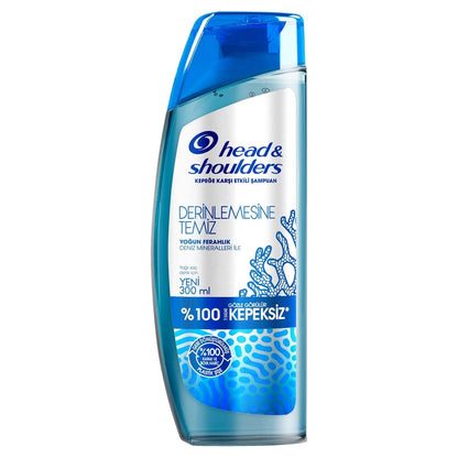 Head &amp; Shoulders Deep Clean Scalp Detox Anti-Dandruff Shampoo 300 ml