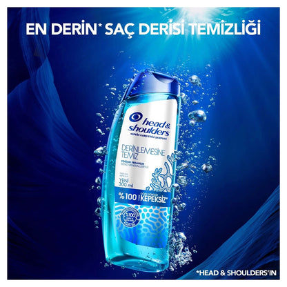 Head &amp; Shoulders Deep Clean Scalp Detox Anti-Dandruff Shampoo 300 ml