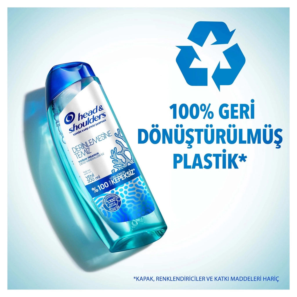 Head &amp; Shoulders Deep Clean Scalp Detox Anti-Dandruff Shampoo 300 ml