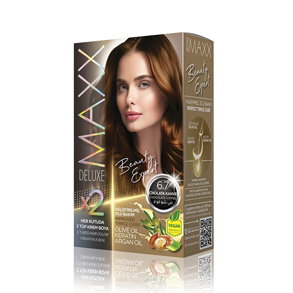 Maxx Deluxe Hair Dye 6.7 Chocolate Brown