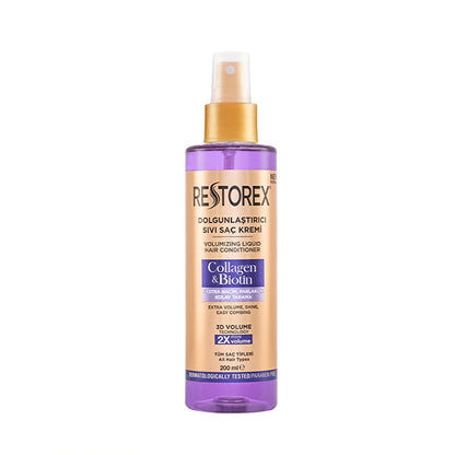 Restorex Collagen &amp; Biotin Plumping Liquid Hair Care Cream 200 ml