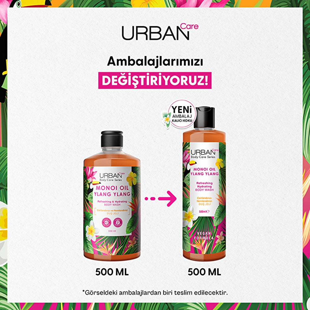 Urban Care Monoi Oil &amp; Ylang Ylang Refreshing and Purifying Shower Gel 500 ml