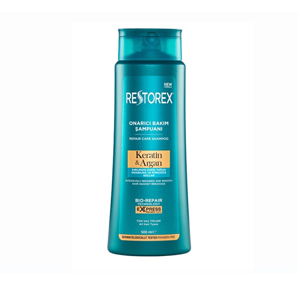 Restorex Keratin &amp; Argan Repair Hair Care Shampoo 500 ml