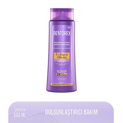 Restorex Collagen &amp; Biotin Plumping Hair Care Shampoo 500 ml