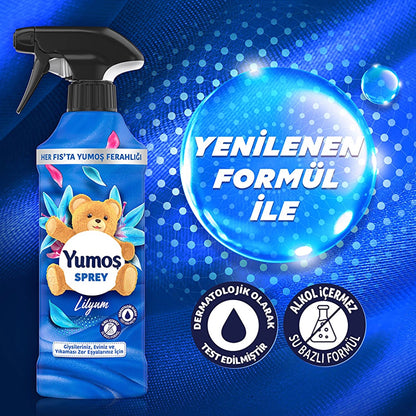 Yumoş Home and Textile Spray Lilyum for Hard-to-Wash Items 450 ml