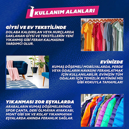Yumoş Home and Textile Spray Lilyum for Hard-to-Wash Items 450 ml