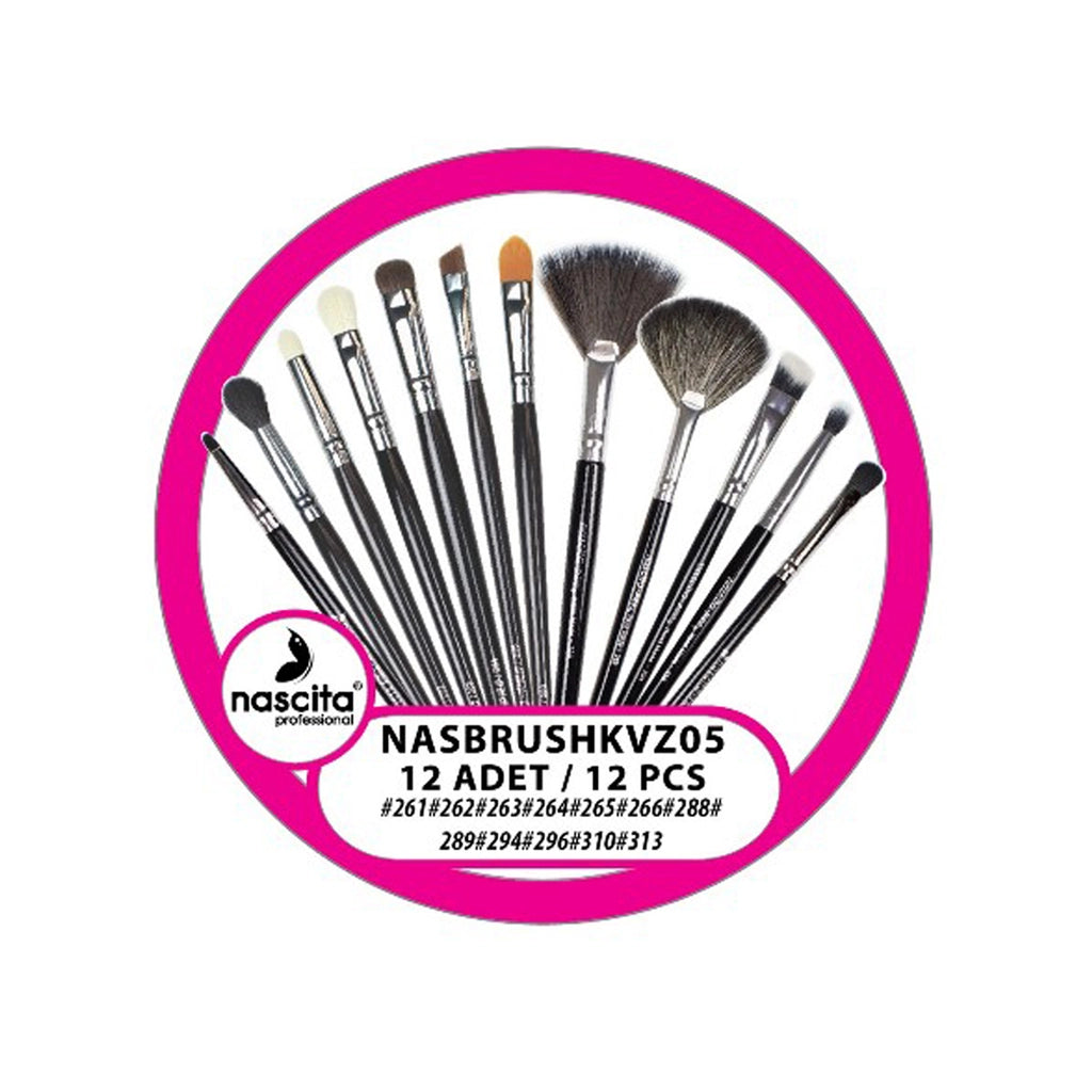 Nascita Professional Black Brush Set NASBRUSHKVZ05