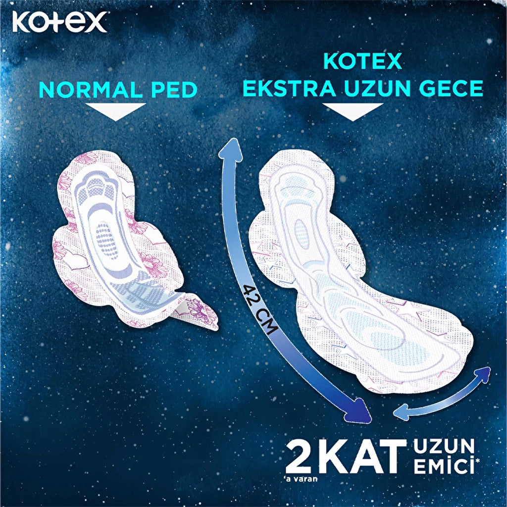 Kotex Ultra Extra Long Night 9-Piece Sanitary Pads