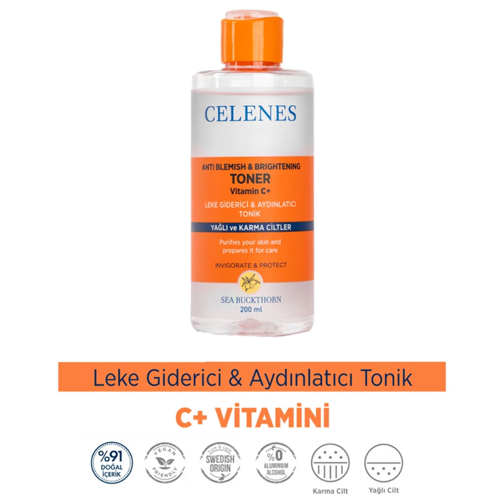 Celenes Sea Buckthorn Spot Remover and Brightening Tonic 200 ml