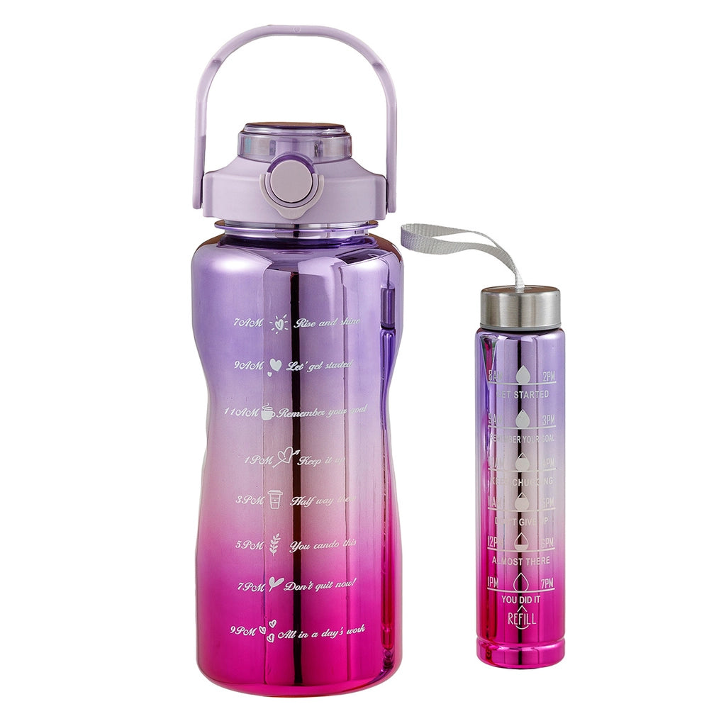 VPW Motivation Flask Set of 2 UV Coated (Assorted)