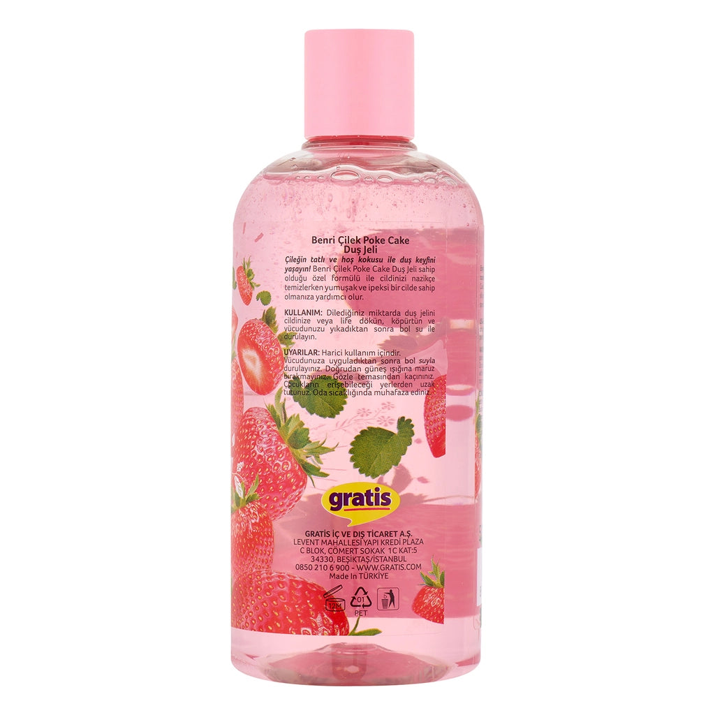 Benri Shower Gel Strawberry Poke Cake 500 ml
