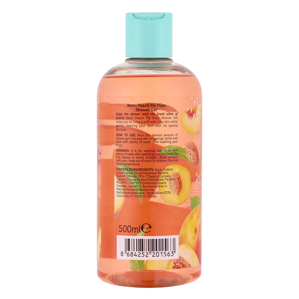 Benri Shower Gel Peach Pie Pops 500 ml
