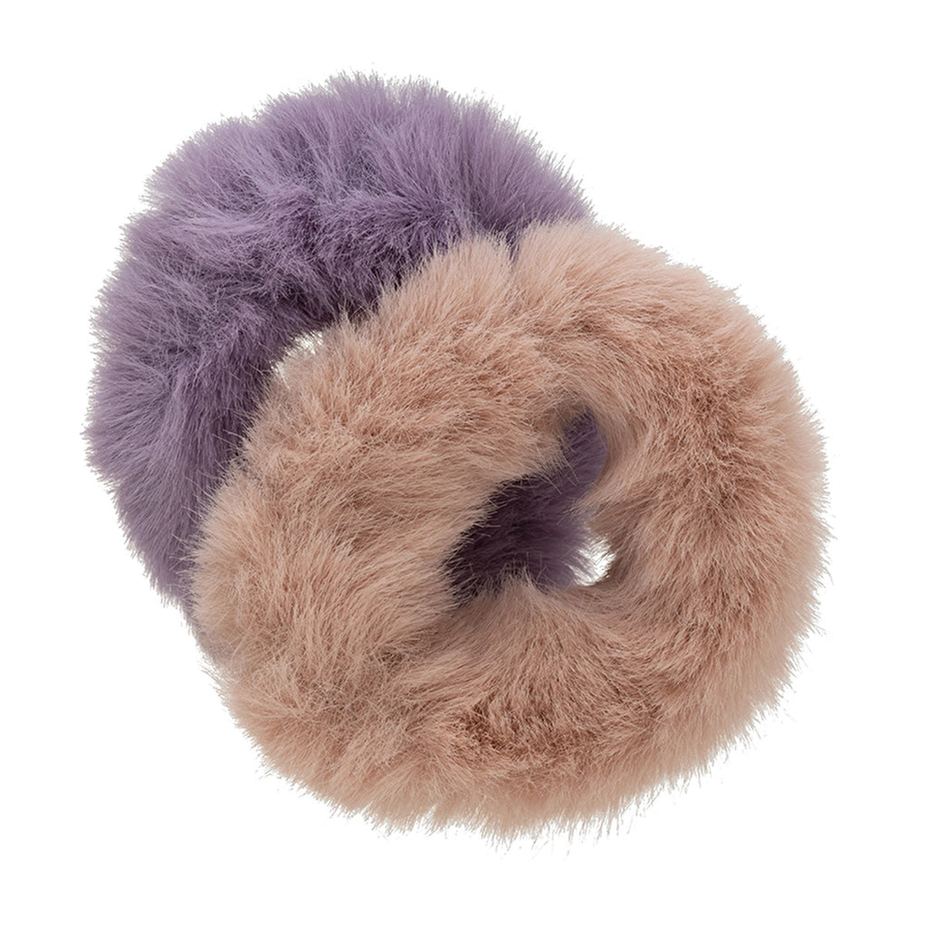 Eklips 2-Piece Plush Buckle Pink Purple