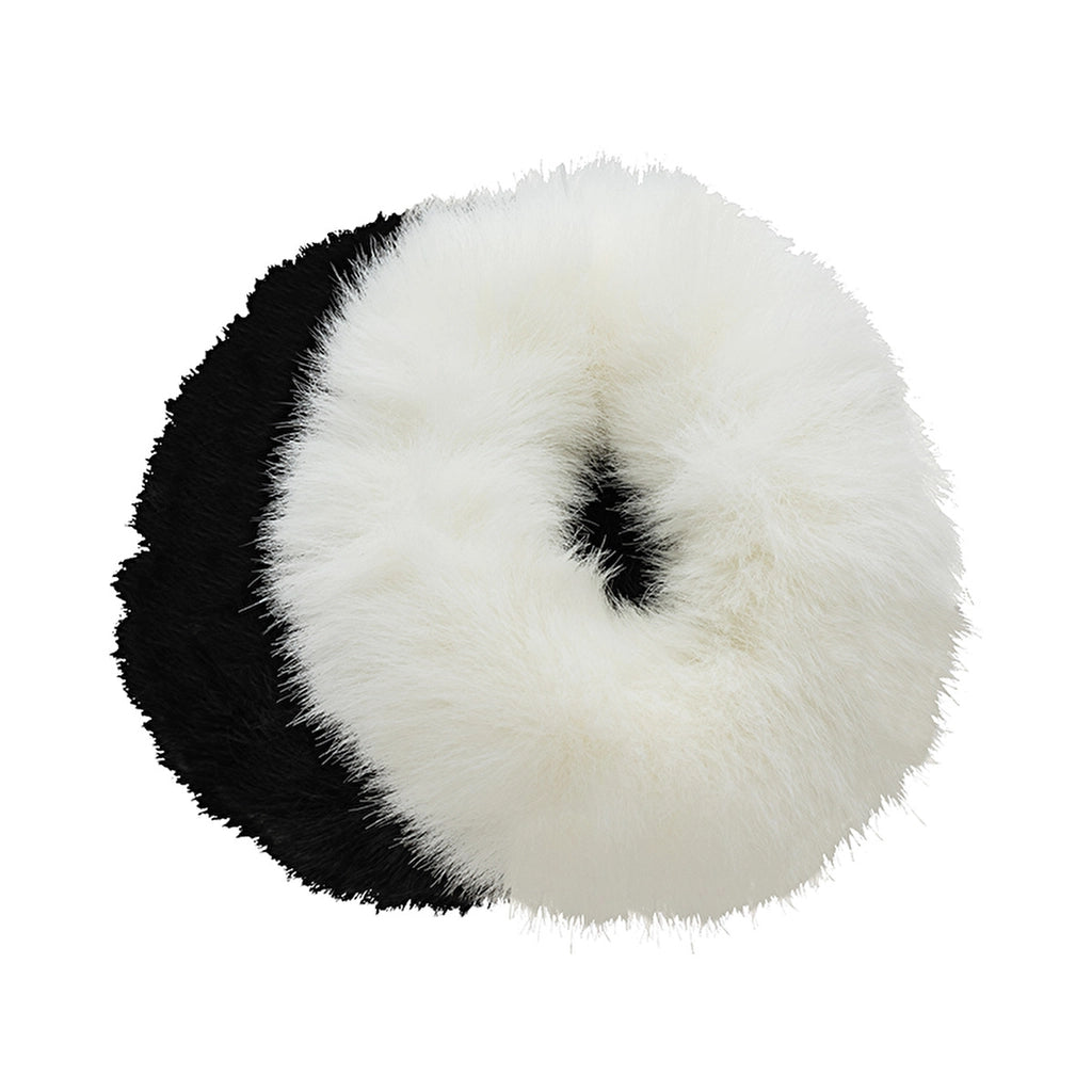 Eklips 2-Piece Plush Buckle Black White