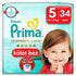 Prima Premium Care Diaper Panties, Size 5, 34 Pieces Junior Twin Package