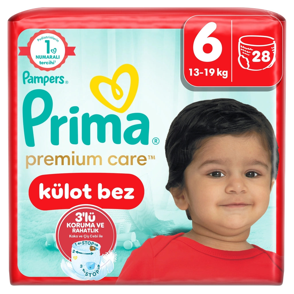 Prima Panty Diaper Premium Care Size 6 28 Pieces