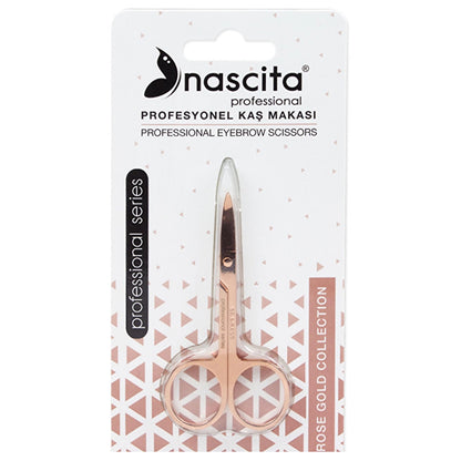 Nascita Bronze Professional Eyebrow Scissors 30