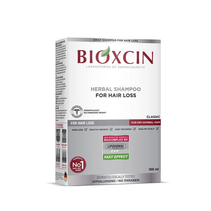 Bioxcin Herbal Classic Shampoo Against Hair Loss Oily Hair 300 ml