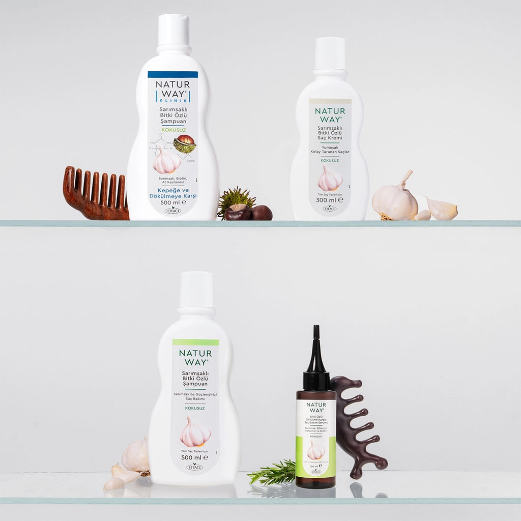 Otacı Naturway Anti-Dandruff and Anti-Hall Garlic Shampoo 500 ml