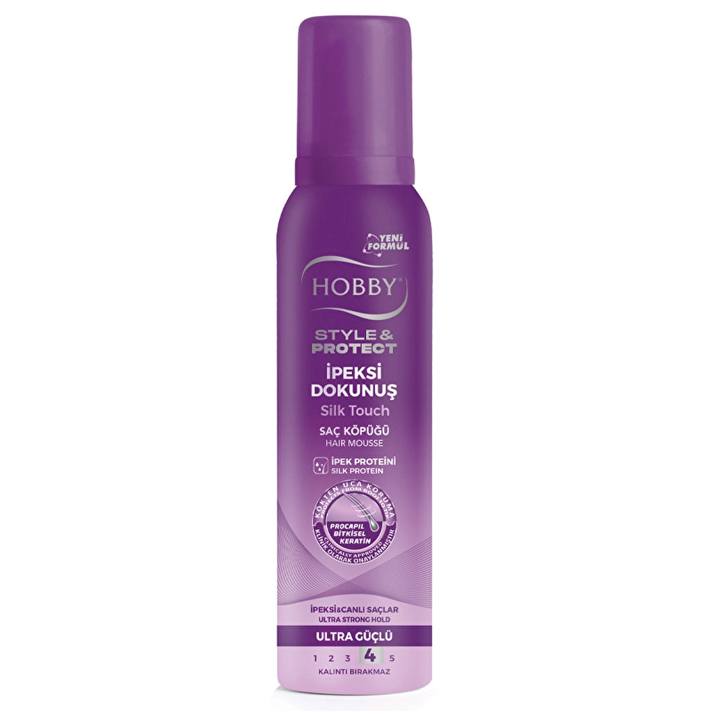 Hobby Style &amp; Protect Silky Touch Hair Mousse 150 ml