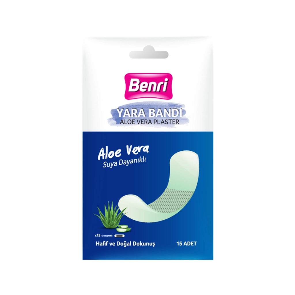 Benri Aloe Vera Band-Aid 15-pack