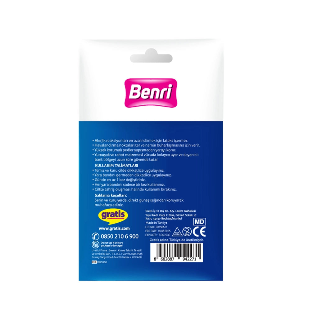 Benri Sensitive Band-Aid 15-pack