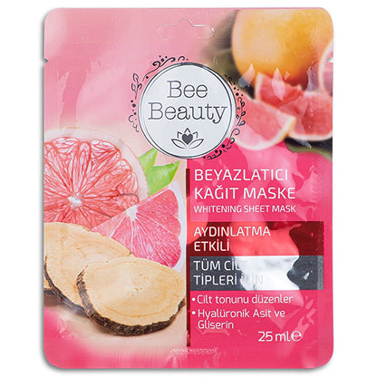 Bee Beauty Paper Mask 3-pack 25 ml