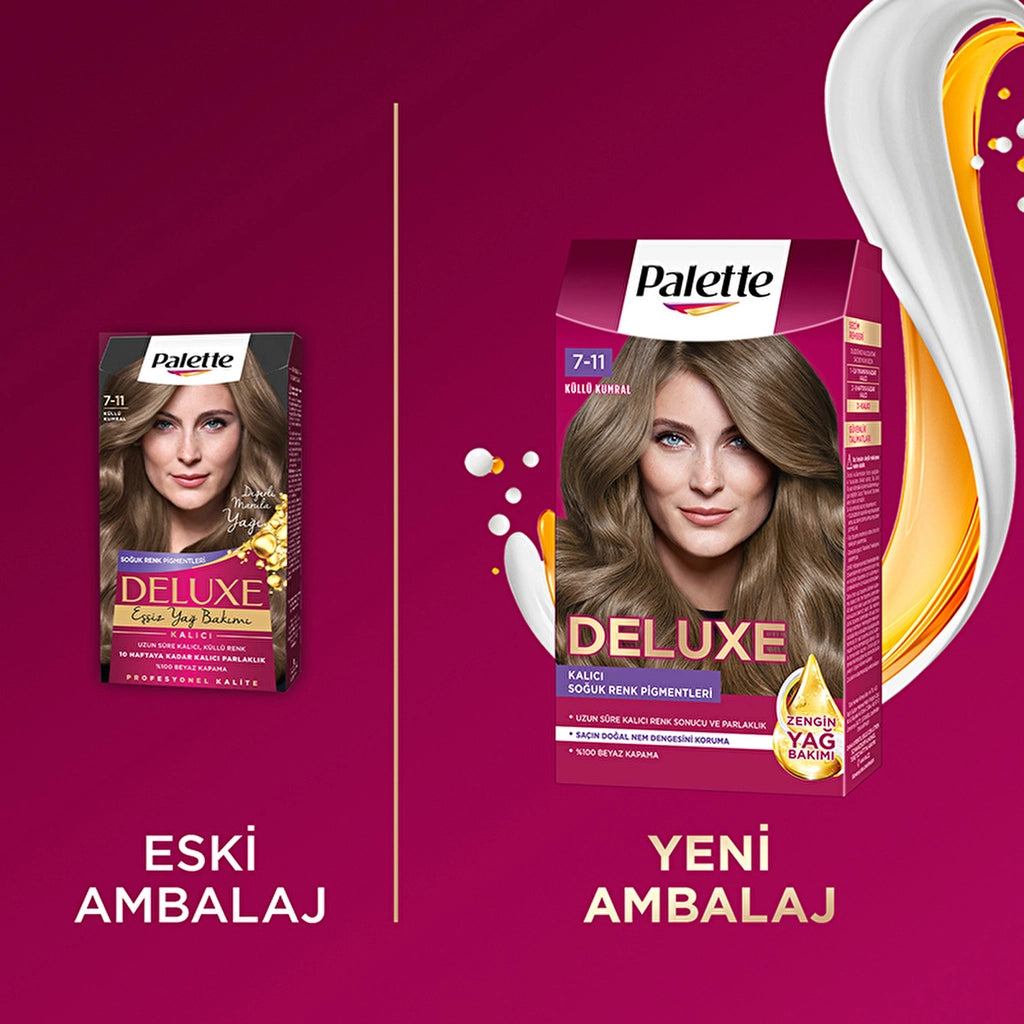 Palette Deluxe Hair Dye 7-11 Ashy Brunette