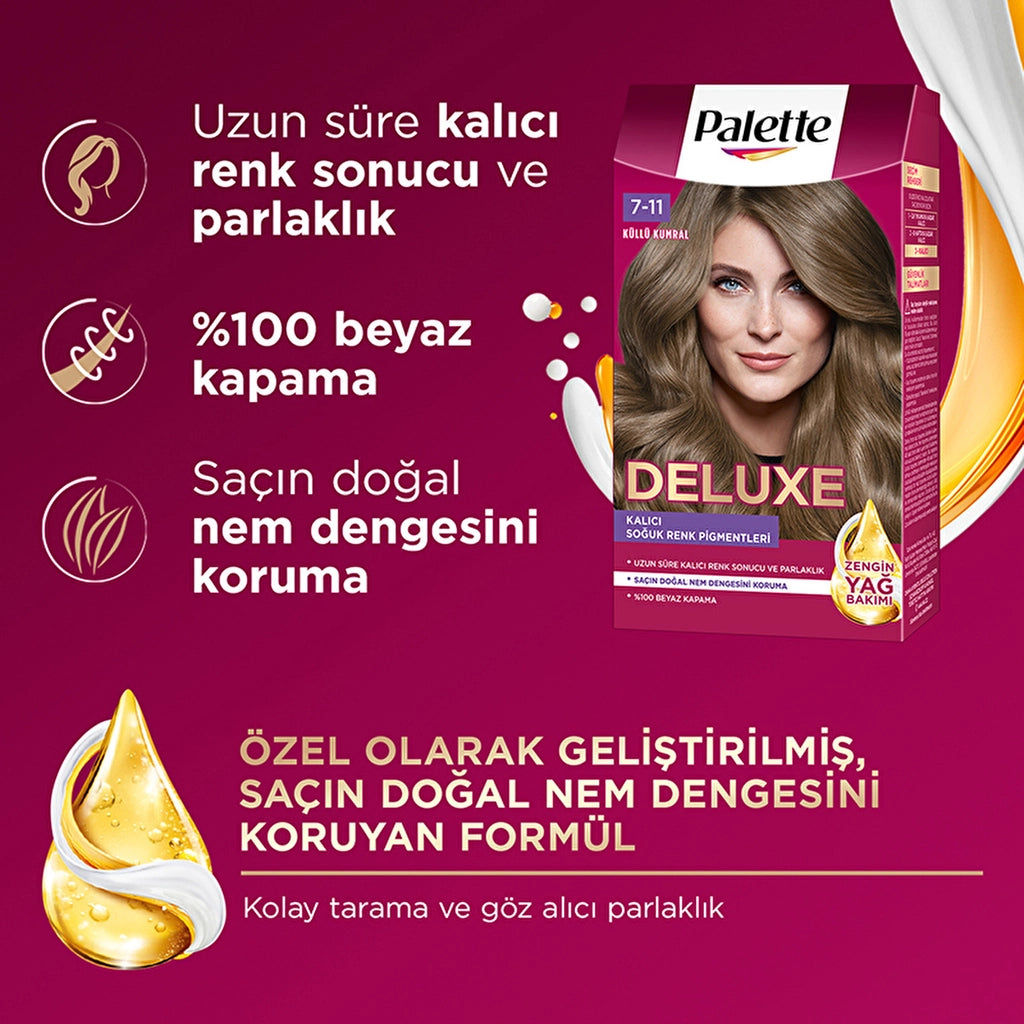 Palette Deluxe Hair Dye 7-11 Ashy Brunette