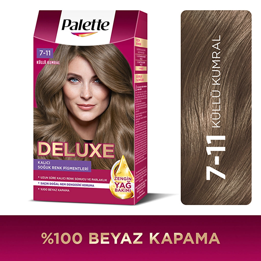 Palette Deluxe Hair Dye 7-11 Ashy Brunette
