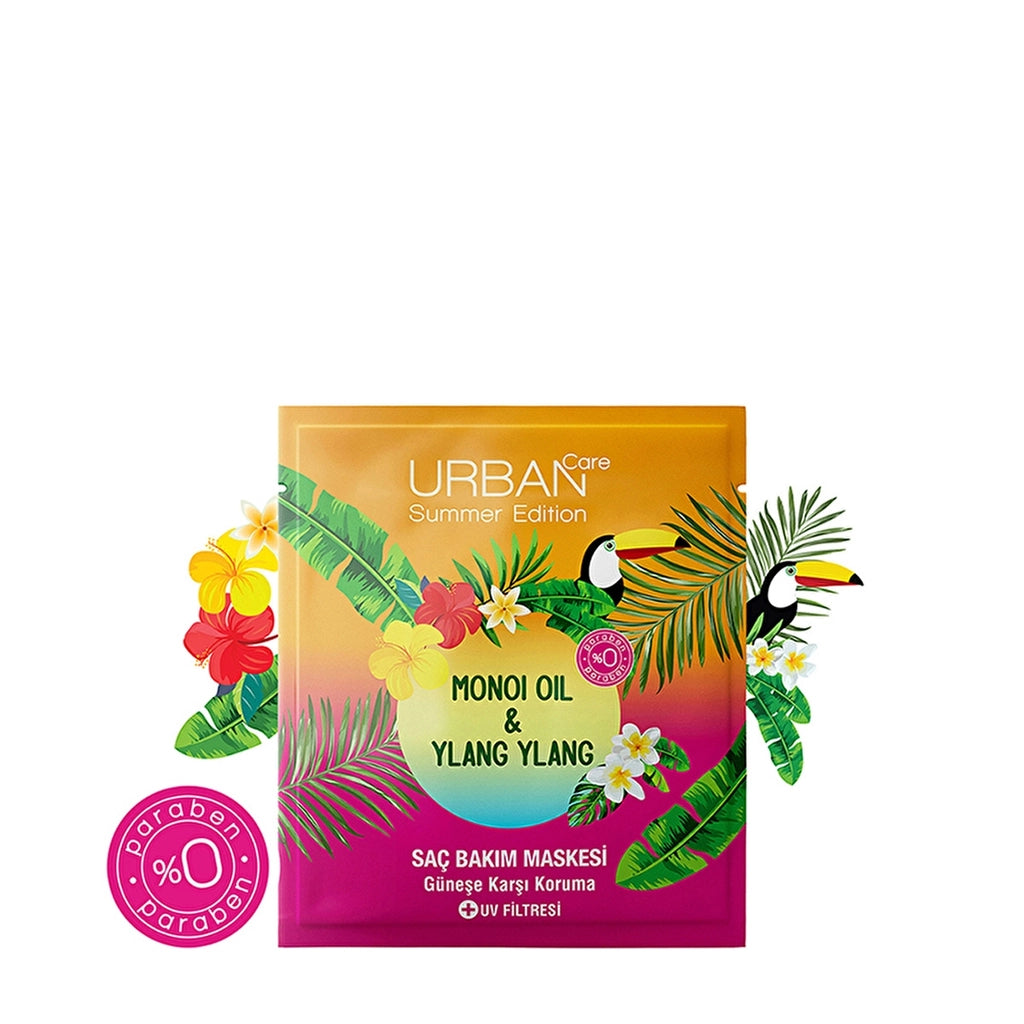 Urban Care Monoi Oil &amp; Ylang Ylang After-Sun Protective Pre-Shower Hair Care Mask 50 ml