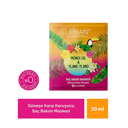 Urban Care Monoi Oil &amp; Ylang Ylang After-Sun Protective Pre-Shower Hair Care Mask 50 ml