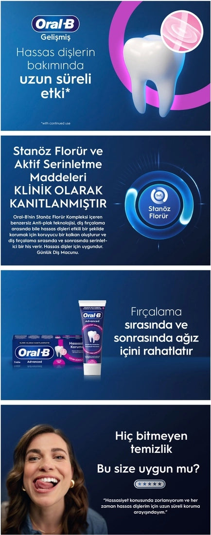 Oral-B Pro-Science Advanced Sensitivity and Gum Relief Original Toothpaste 75 ml