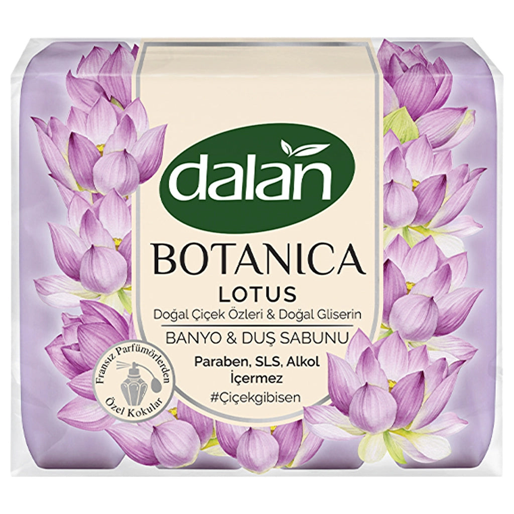 Dalan Botanica Lotus Bath &amp; Shower Soap 150 gr x 4