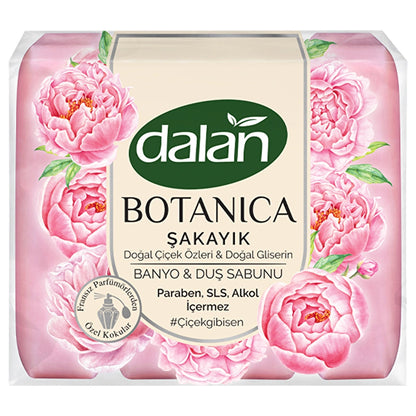 Dalan Botanica Peony Bath &amp; Shower Soap 150 gr x 4