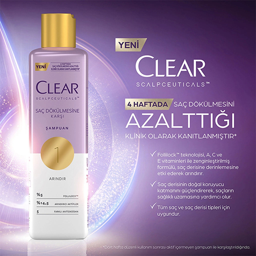 Clear Scalpceuticals Hair Care Shampoo Against Hair Loss 300 ml