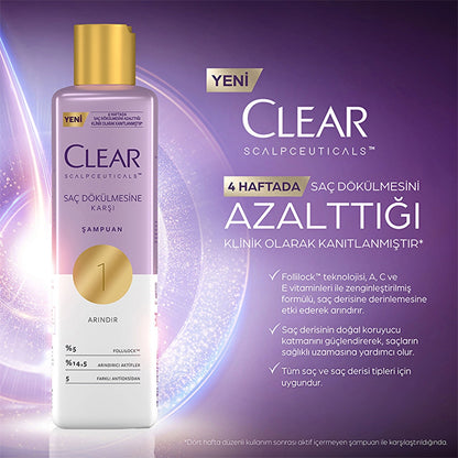 Clear Scalpceuticals Hair Care Shampoo Against Hair Loss 300 ml