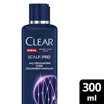 Clear Men Scalp Pro Strengthening Shampoo Effective Against Hair Loss and Dandruff 300 ml