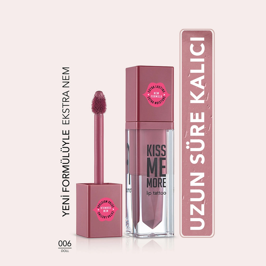 Flormar Kiss Me More Extra Permanent Liquid Matte Lipstick 004 Peach