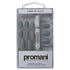 Promani Matte Anthracite Gray Fake Nails Kit 24-pack