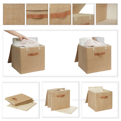Ocean Home Box with Jute Lid 30 x 30 x 30 cm