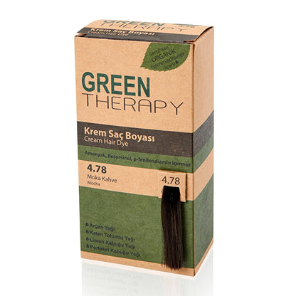 Green Therapy Cream Hair Dye 8.3 Light Caramel