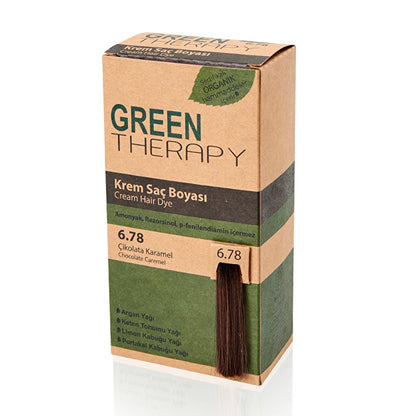 Green Therapy Cream Hair Dye 5.4 Light Chestnut
