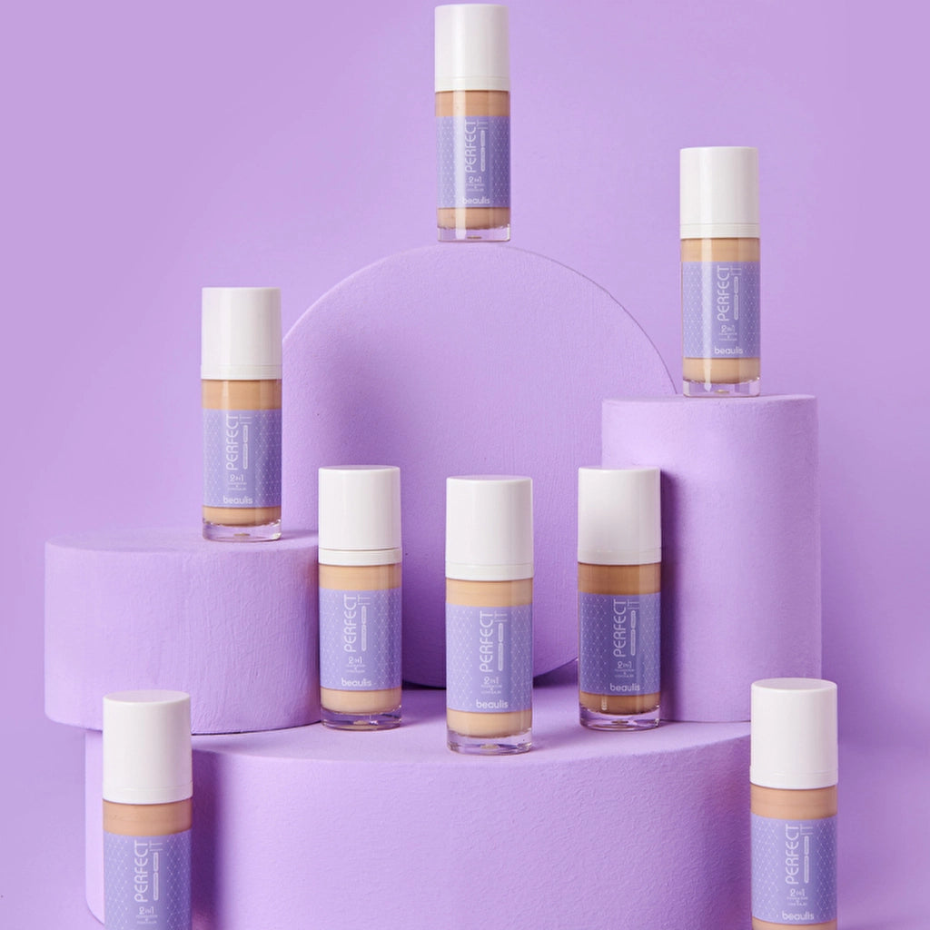 Beaulis Perfect It 2 in 1 Foundation &amp; Concealer 132 Pale Almond